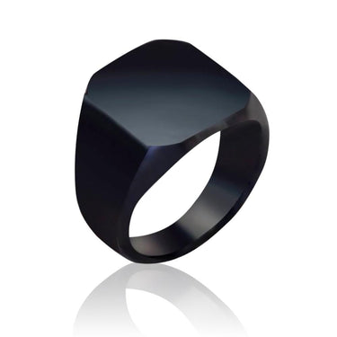 Matte Black Onyx Vikings Energy Ring-Your Soul Place